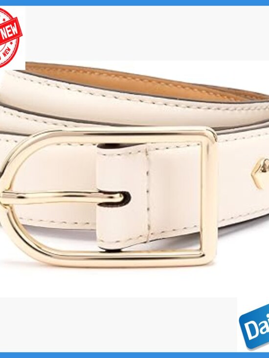 Leather Belt with Asymmetrical Buckle, Adjustable Fit, Formal & Casual Wear main image 5